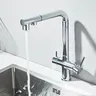 Robinets d'évier d'eau potable chromés – vue 3