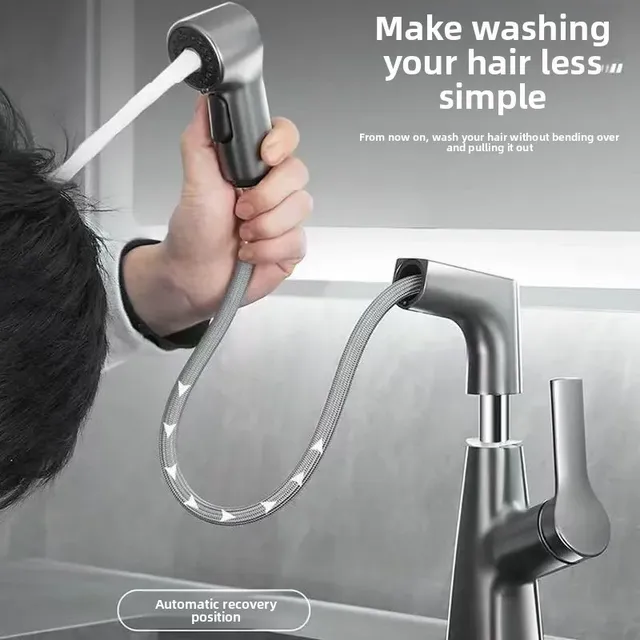Robinet de lavabo en alliage – vue 3