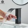 Robinet de lavabo à capteur noir salle de bain à capteur… – vue 2