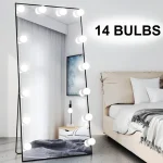 Lampe de maquillage LED pour miroir de courtoisie, lampe de maquillage de la Confédération, ampoules à intensité variable USB, table de courtoisie et miroir HOMirror