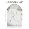 Plateau nuage irrégulier céramique blanc mat glaçure… – vue 3