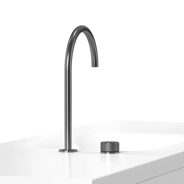 Robinet de lavabo noir – vue 4