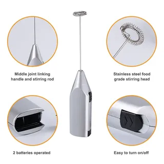 Agitateur lait électrique portable cuisine mousseur boissons mélangeur…