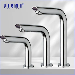 JIENI-Lavabo inductif chromé intelligent, robinet de centre commercial chaud et froid, monté sur pont de flux, capteur sans contact, F/05 et ets JIENI-Lavabo inductif chromé intelligent, robinet de centre commercial chaud et froid, monté sur pont de flux, capteur sans contact, F/05 et ets