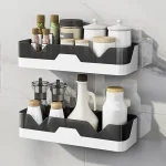 Étagère de salle de bain, porte-shampooing, étagères de douche, panier de rangement mural de cuisine, support cosmétique, organisateur de maison, accessoires de bain