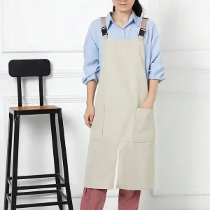 Tabliers de cuisine imperméables pour femmes et hommes, tablier de travail de Chef pour gril, Restaurant, Bar, boutique, cafés, uniforme de Studios d’ongles de beauté Tabliers de cuisine imperméables pour femmes et hommes, tablier de travail de Chef pour gril, Restaurant, Bar, boutique, cafés, uniforme de Studios d’ongles de beauté
