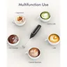 Mousseur lait portable batterie électrique fouet acier… – vue 6