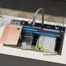 Évier de cuisine cascade en acier inoxydable 304 – vue 5