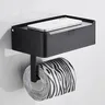 Porte-papier hygiénique avec étagère – vue 3