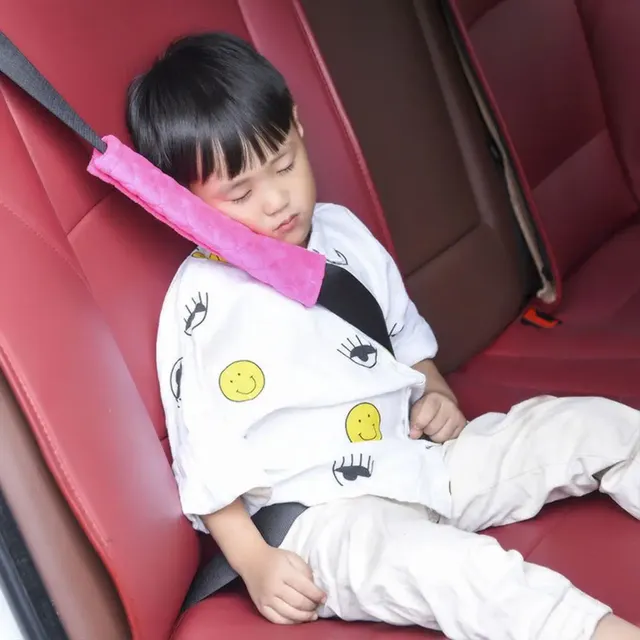 Style de voiture en peluche douce ceinture de sécurité… – vue 3