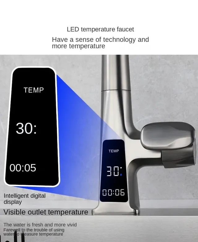 Robinet de cuisine robinet de température cuisine… – vue 4