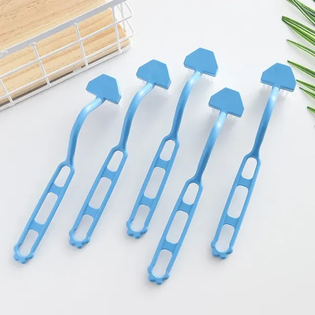 Brosse de nettoyage de salle de bain incurvée Portable – vue 5