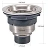 Panier filtre évier acier inox304 brossé doré nickelé or… – vue 1