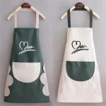 Tabliers de cuisine réglables avec grande poche pour hommes et femmes, tablier de chef, imperméable, tablier de gril, doux, salon de manucure, bavoir de cuisine