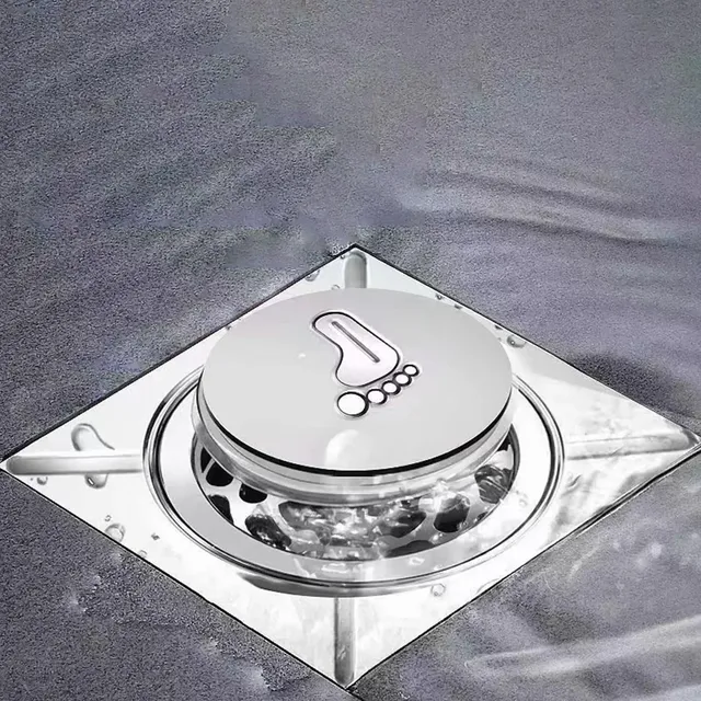 Bouchon vidange évier douche carré finition miroir acier…