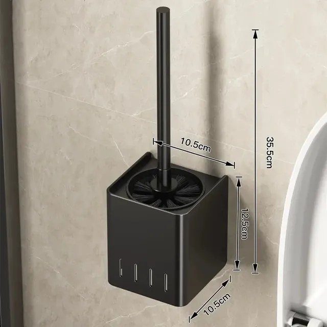 Brosse de nettoyage de toilettes en acier inoxydable – vue 6
