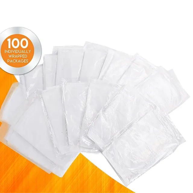 Tabliers jetables plastique transparent blanc… – vue 4