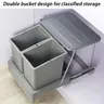 Poubelle de cuisine domestique extractible – vue 3