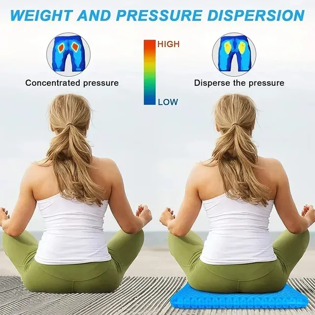 Coussin de siège en Gel Double épaisseur – vue 2