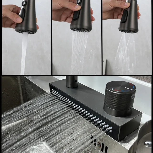 Robinet cascade populaire en acier inoxydable 304 – vue 4