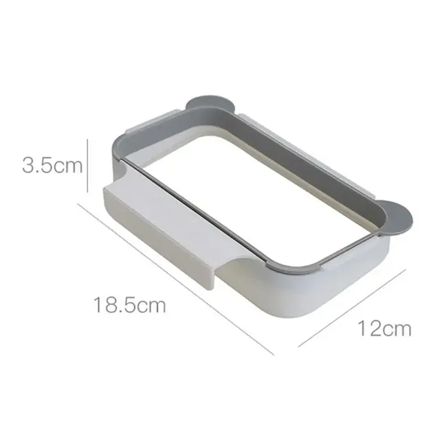 Cintre sac poubelle armoire suspendu pliable plastique… – vue 6