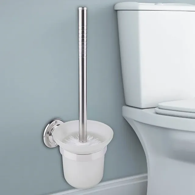 Brosse toilette murale acier inoxydable manche longue…