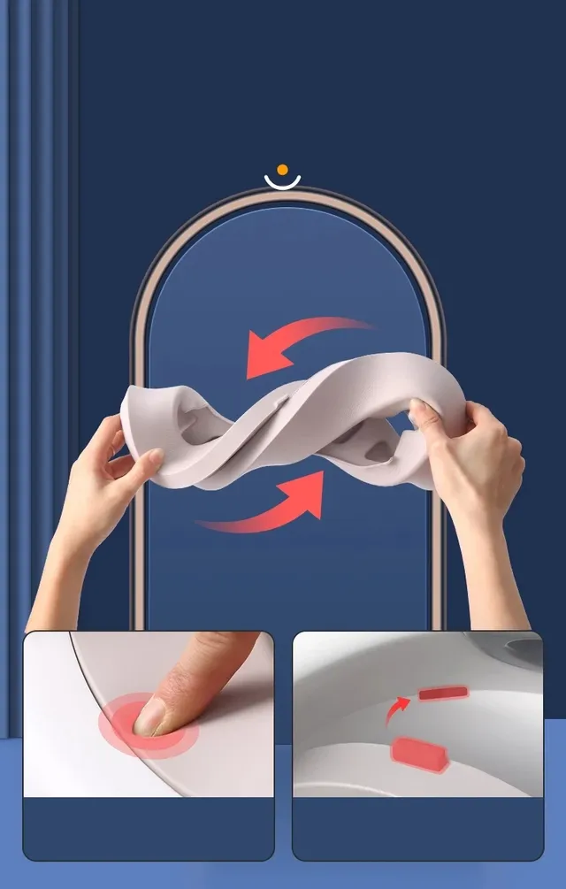 Réducteur WC enfant siège rembourré gris blanc plastique… – vue 5