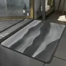 Tapis de bain en diatomite avec motif en marbre – vue 2