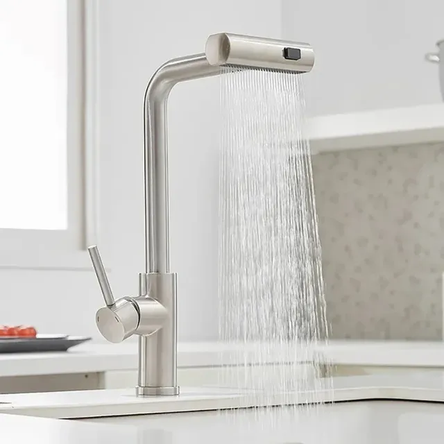 Robinets de cuisine noirs gris – vue 3