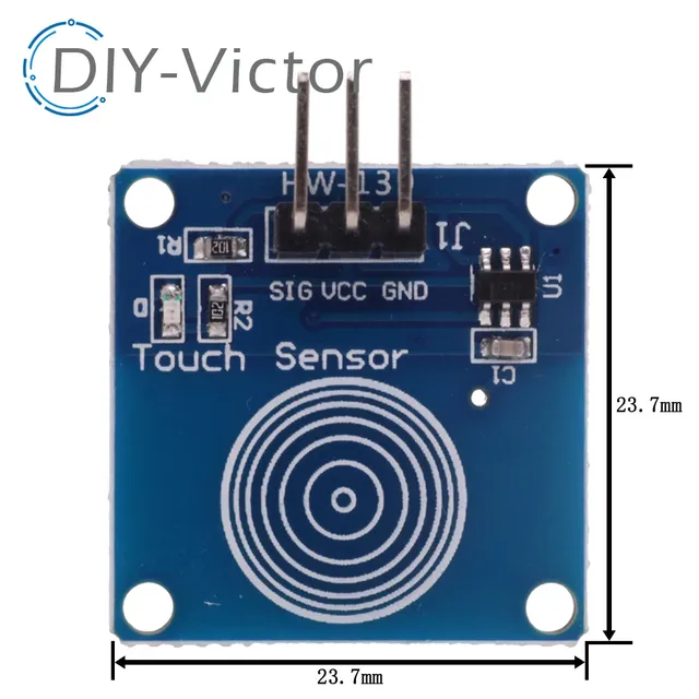Module tactile capacitif numérique TTP223B monocanal… – vue 6