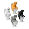 Modèle de siège de toilette chat de dessin…