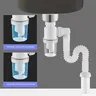 Lavabo égout déodorant tuyau vers le bas maison haute… – vue 3