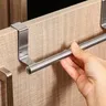 Porte serviettes suspendu acier inoxydable brossé argent… – vue 1