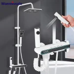 Pistolet de Pulvérisation avec Affichage Numérique Intelligent, Température Constante, 4 lèvent de Piano, 3 Modes de Douchette