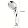 Pommeau de douche rehausseur argenté de style allemand – vue 6