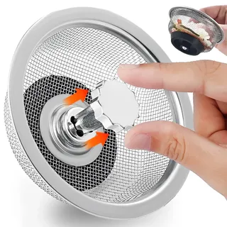 Filtre d'évier de cuisine en acier inoxydable