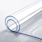 Protecteur de table transparent en PVC, housse étanche à l&rsquo;huile de 1,0 mm d&rsquo;épaisseur pour bureau de cuisine et table à manger, idéale pour la maison et le bureau