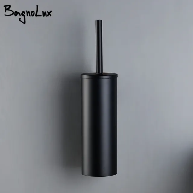 Brosse toilette murale acier inoxydable noir mat design…