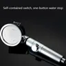 Pommeau douche main haute pression réglable trois modes… – vue 4