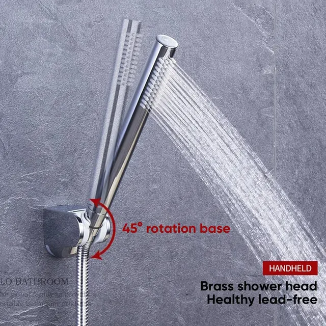 Pommeau de douche à main en acier inoxydable – vue 5