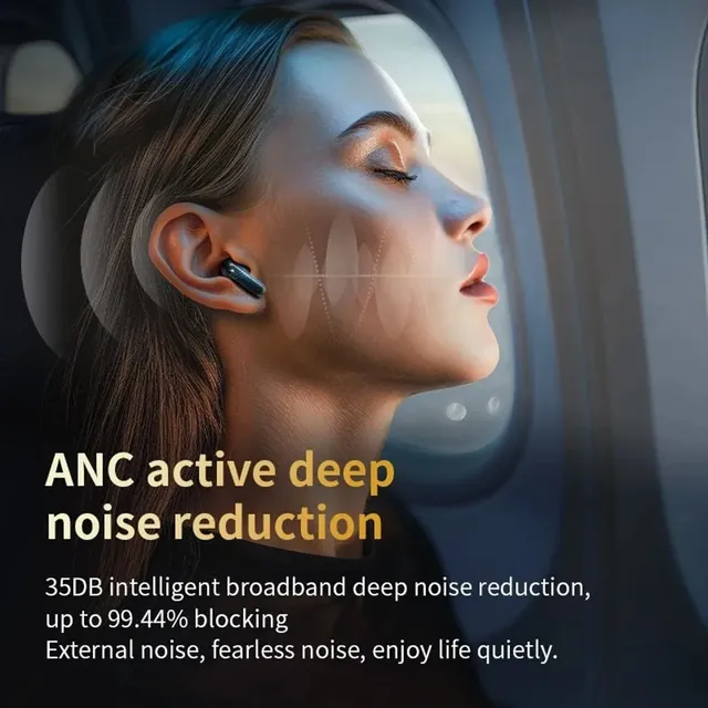 Bluetooth 5.4 casque plein écran tactile ENC micro dans… – vue 2