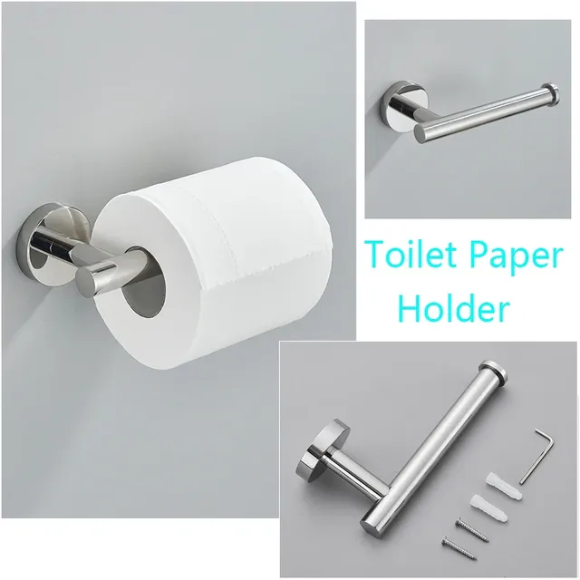 HOHardware-Ensemble porte-serviettes rond en acier… – vue 3