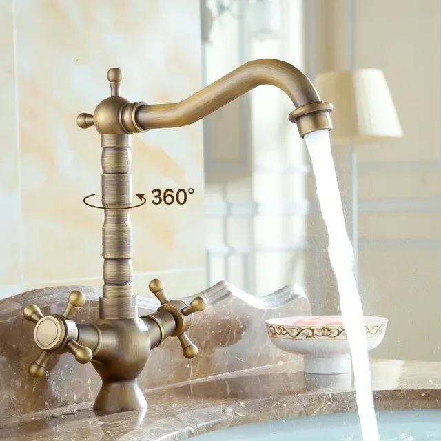 Robinets de centre commercial finis en laiton et bronze – vue 3