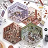 Autocollants diorama hexagonaux papeterie loisirs… – vue 1