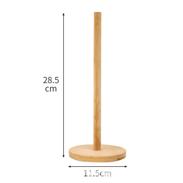 Porte-papier hygiénique en bois pour cuisine – vue 2