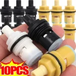 Vannes de remplacement universelles, robinet en laiton, disque en céramique, cartouche intérieure, accessoire d&rsquo;évier de cuisine, 10 pièces, 1 pièce