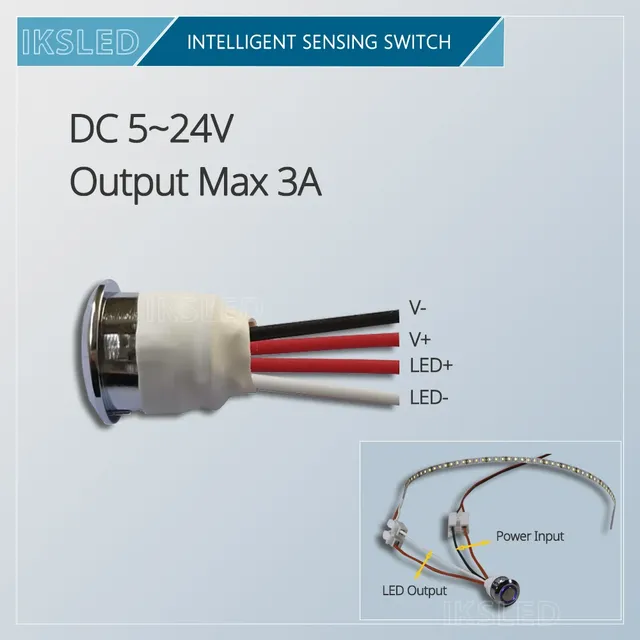 Variateur tactile LED – vue 3