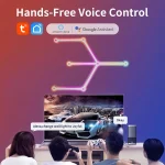 Applique murale intelligente à LED, barre lumineuse RGBIC, WiFi, bricolage, escales, applique murale de jeu pour TV, rétroéclairage de chambre, fonctionne avec Google Home et Alexa