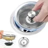 Évier de cuisine filtre en acier inoxydable égout maille… – vue 2