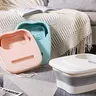 Bain pieds électrique portable pliable compact blanc… – vue 2